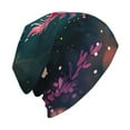 thumbnail image 6 of Xecao Whimsical Axolotl Fantasy Print Beanie Knitted Hat for Men Women, Winter Fashion Knit Cuffed Caps Unisex, 6 of 7