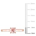thumbnail image 2 of Everly Women's Morganite 10k Rose Gold Ring, 2 of 6