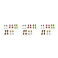 thumbnail image 1 of ziyahi 10x Christmas Fruit Forks Add Festive Touch To Table Setting Durable PP Cartoon Food Picks 3Set, 1 of 6
