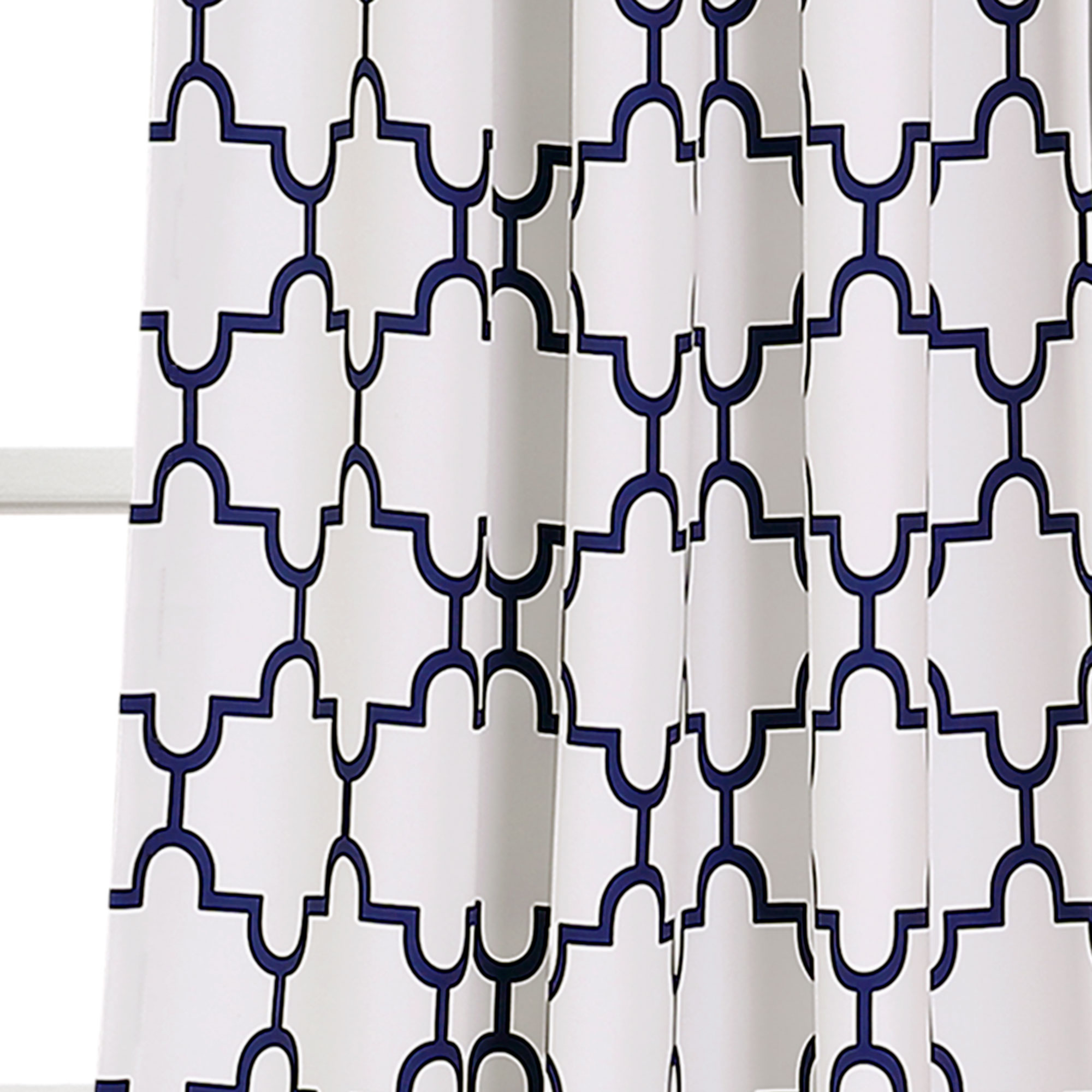 Bellagio Room Darkening Window Curtain Panels Navy 52x84 Set