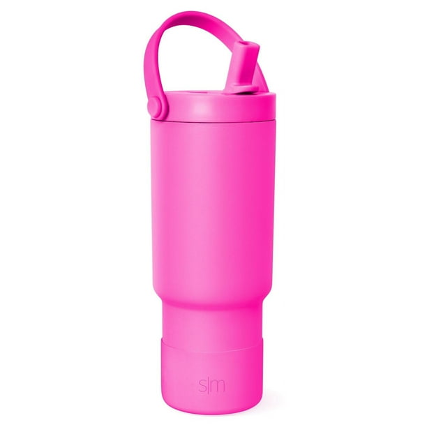 Botella de agua Simple Modern Trek Pivot para niños de 710 ml con asa