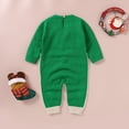 thumbnail image 2 of Baby Rompers Clothes Winter Red Christmas Reindeer Knitted Newborn Infant Boy Girl Jumpsuits Overalls 0-18m Toddler Kids Sweater, 2 of 6