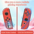 thumbnail image 4 of Switch Controller for Nintendo Switch, Switch Remote Control supports Dual Vibration/Motion Control/Screenshot/Wake-up, Red, 4 of 7