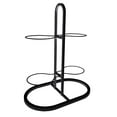 thumbnail image 4 of Colaxi Ball Rack Basketball Rack Versatile Metal Freestanding Accessories Organizer Ball Shelf for Indoor Home Garage Rugby Football 4 Tier Black, 4 of 8
