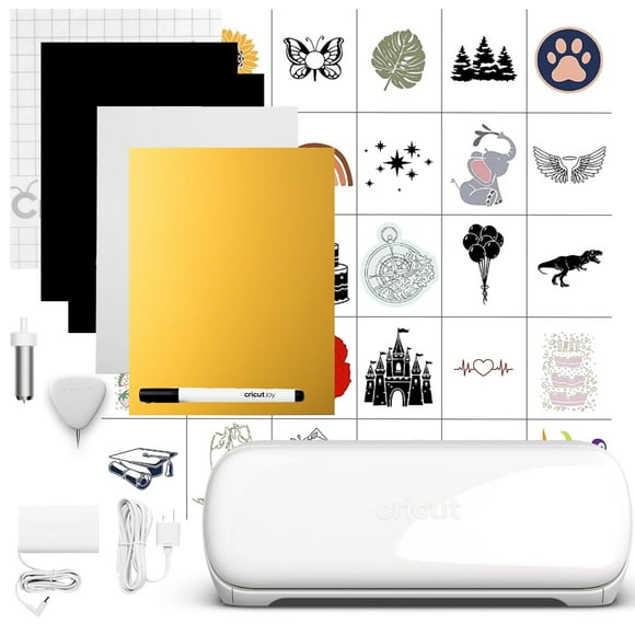 Máquina troqueladora Cricut Joy Xtra White con 30 imágenes