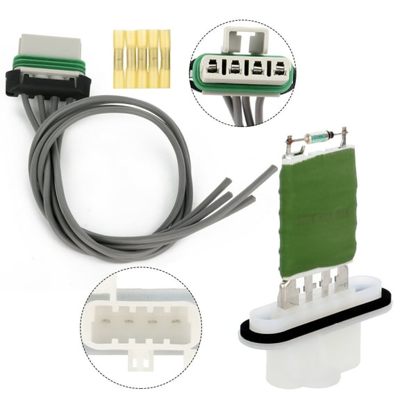 SCITOO HVAC Blower Motor Resistor Air Conditioning Regulator Fit for Chevrolet Colorado/SSR, 2004-2012 for GMC Canyon, 2006 for Isuzu i-280/ i-350, 2007-2008 for Isuzu i-370/ i-290 15218254