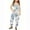 c02Multi-color, variant on LNWUY Girls Summer Fashion Jumpsuit Sleeveless Jumpsuit with Pockets Pants Soft Comfy Breathable Strappy Long Pants Multicolor 5-6 Years