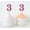 Pink, variant on Darling Souvenir, Number 3 Birthday Cupcake Toppers, Birthday/ Anniversary Party Dessert Decorations - Pack Of 20