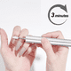 thumbnail image 4 of 1. Tamaño portátil: esta lima de uñas eléctrica con interfaz estándar se puede conectar a cualquier dispositivo, como un banco de energía, una computadora portátil o un adaptador de CA. Diseño, 4 of 5