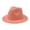 Gray Pink, variant on Kids Classic Wide Brim Fedora Hat Children Boys and Girls Felt Hat Jazz Hats Classic Wide Brim Panama Dress Hat