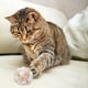 thumbnail image 4 of 3 piezas de peluche colorido gato juguete mascota campana interactiva pelota hinchable (blanco marrón) Likrtyny Para estrenar, 4 of 8