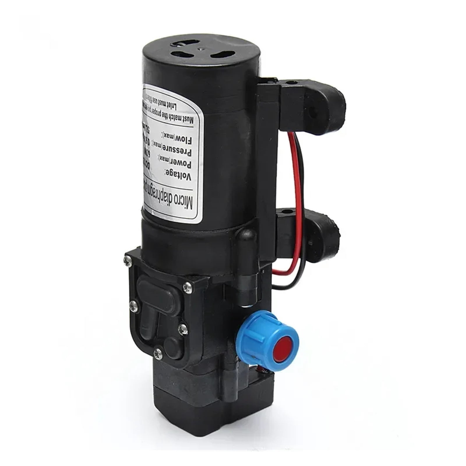 Agricultural Electric Water Pump Black Micro High Pressure Diaphragm Water Sprayer Car Wash 12V