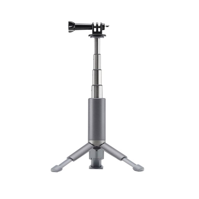 Trípode de cámara retráctil Soporte de metal de cámara de acción ajustable en altura para Cynova Osmo Action Inevent EL5470-00B