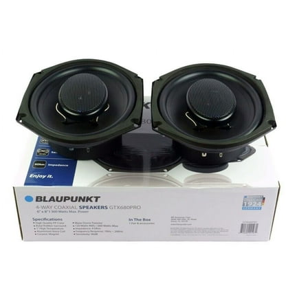 NEW Blaupunkt GTX680PRO 6x8" 4-Way Car Speakers 360W High Performance