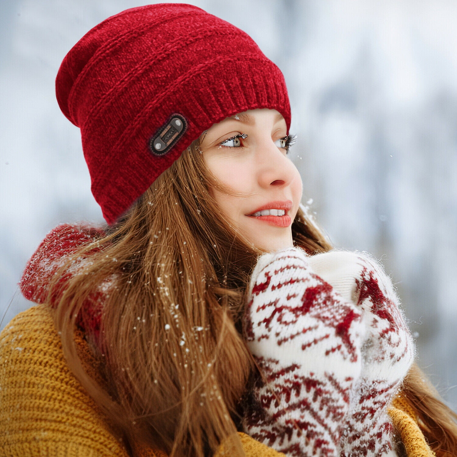 fleece snowboard hat