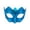 A004- Sky Blue, variant on Halloween, Red Masquerade Mask, Mens Masquerade Mask, Vintage Masquerade Masks, Satin Finish Red Glitter Dust Pointed Retro Vintage Masquerade Eye Mask for Men, 6X4X1 Inch