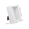 thumbnail image 2 of NUOLUX 2Pcs White Wooden Photo Display Box with Glass Window for Dried Flowers Specimen Display, 2 of 8