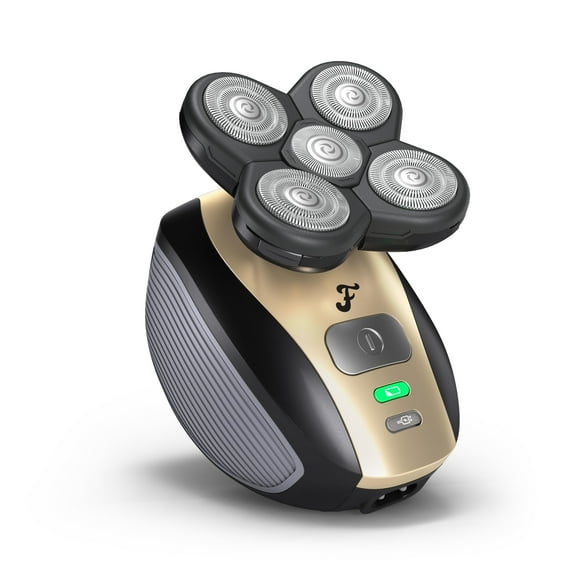The FlexSeries Electric Head Hair Shaver - Freebird - Ultimate Mens Cordless Rechargeable Wet/Dry Skull & Bald Head Waterproof Razor with Rotary Blad