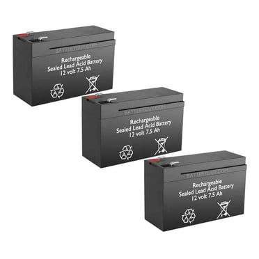 BatteryGuy para Systems Minuteman EnterprisePlus E750RM2U replacement battery - BatteryGuy brand equivalent (High Rate - Qty of 3)