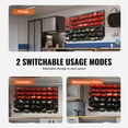 thumbnail image 6 of VEVOR Wall Mounted Storage Bins, 48-Bin Parts Rack Organizer Garage Plastic Shop Tool with Wall Panels,Tool Organizer for Nuts, Bolts, Screws, Nails, Beads, Buttons,Other Small Parts,Black and Red, 6 of 8
