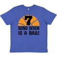 thumbnail image 3 of Inktastic 7th Birthday Basketball Sports Boys Youth T-Shirt, 3 of 5