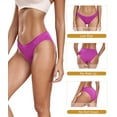 thumbnail image 5 of ANLIQI Modal Underwear Women Supersoft Bikini Panties for Women Pack Hi Cut Hipster Breathable Comfy Stretchy Ladies Undies(6C,XL), 5 of 7
