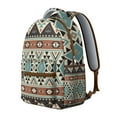 thumbnail image 2 of Boho Chic Daypack for College - Vintage Floral Print Backpack with 17" Laptop Pocket | Spacious Bookbag for Campus Essentials, Commuting & Dorm Life, 2 of 6
