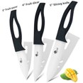 thumbnail image 4 of Ceramic Knife Set for Kitchen Sharp Slicing Knives 5-inch 4-inch 3-inch Fruit Paring Knives Sets Sharp Slicing Knives with Sheaths Covers Household Cutter Tools, 4 of 6