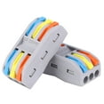 thumbnail image 3 of Bloque de terminales de cable eléctrico PCT-2-3, 50 unidades, 11-28 AWG, conector de cableado rápido, 3 of 10