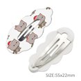 thumbnail image 1 of uds. De pinzas para el pelo con estampado navideño de Papá Noel para niñas y niños, pasadores de horquillas BB para mujeres, accesorios para tocados de estilo moderno, 1 of 4