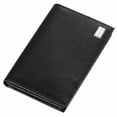 thumbnail image 1 of Lilah Black Leather Weave Pattern Business Card Holder, 1 of 1