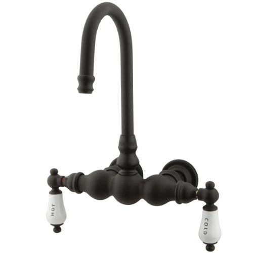 Kingston Brass Vintage 3-3/8" Wall Mount Clawfoot Tub Filler