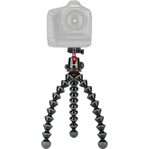 JOBY GorillaPod 5K Kit. Professional Tripod Stand and Ballhead 5K for DSLR Cameras or Camera with Lens up to 5K (11lbs). Black/Charcoal. - Walmart.com