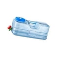 thumbnail image 1 of pitrice Contenant d'Eau avec Robinet Bouteille Porte-Eau Camping Conduite Randonnée Camp Randonnée Urgence 10 L 40x20x18 cm, 1 of 9