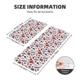 thumbnail image 2 of Sikiie Red Blue Leaves Kitchen Mat 2 PCS Cushioned Kitchen Rug, Waterproof Non-Slip Kitchen Mats for Kitchen, Floor Home, Sink, Laundry, 2 of 6