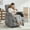 Z-Dark Gray, variant on Electric Power Recliner Chair, Modern Chenille Fabric Recliner with Side Pocket & Remote, Nursery Recliner Chair for Living Room Small Space, Beige