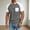 Gray, variant on Dxzfnsa Men's Shirts Mens Short Sleeve Cotton T-Shirts Pocket Button Pullover Tops Lightweight Casual Solid Color Basic Tees