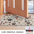 thumbnail image 3 of Paw Prints and Bones Door Rugs,Washable Non Slip Door Mats Indoor,Decorative Door Mats,Entry Mat Indoor for Entrance,Bedroom,Kitchen,Bathroom,17"x30", 3 of 6