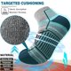 thumbnail image 3 of Calcetines de compresión EBMORE de lana merino para hombre, 6 pares, 3 of 7