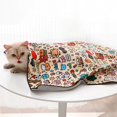thumbnail image 3 of sunsanly Cat Grooming Wrap Strong Self-Adhesive Cat Restraint Bag Anti-Bite Anti-Scratch Cat Calming Wrap for Medicine Nail Clipping, 3 of 8