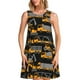 thumbnail image 1 of Fotbe Yellow Excavator Vestido de Verano sin Mangas para Mujer – Vestido Midi Línea A, Estilo Camiseta Floral, Vestido Playero Casual y Fluido, 1 of 7