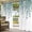 White Gray Blue Teal Green, variant on Outdoor Curtains for Patio Waterproof, Brown Eucalyptus Leaves Outdoor Privacy Panels Grommet, Spring Leaves Plants Country Blackout Outside Curtains for Porch/Cabana/Pergola/Gazebo 54"x84", 2 Panels