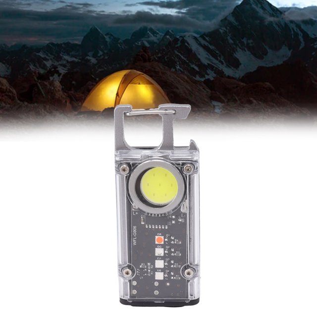 Luz Magnética De Bolsillo, Mini Luz De Trabajo COB, Base Magnética Gran Angular Recargable Para Caminar