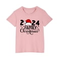 thumbnail image 4 of Fiudx Camiseta Navideña con Bonito Diseño de Mangas Abullonadas, Tejido Suave y Transpirable, Versátil para Usar con Pantalones Cortos, Faldas y Leggings, Ideal para Fiestas y Salidas Escolares, de 3, 4 of 4