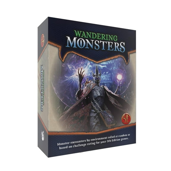 Wandering Monsters: Boxed Set 5e RPG Storytelling Cards, 300 Tarot Sized Cards