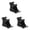 Black 3 Packs, variant on Folding Table Legs Folding Hinge Hardware Collapsible Workbench Legs | Adjustable Folding Support With Screws Bracket Table Legs Folding Bracket Table Fittings Furniture