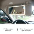 thumbnail image 4 of Labymos Car Vanity Mirror With LED Light Co-Pilot Sun Visor Makeup Light Mirror Tri-Color Light, 4 of 8