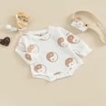 thumbnail image 2 of PENGXIANG Bébé Fille Garçon Sweat-Shirt Col Rond Pull Imprimé Yin Yang Pull Oversize Automne Hiver Tenue, 2 of 6