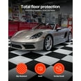 thumbnail image 5 of VEVOR Garage Floor Tiles Interlocking, 8 Pack 20.2 x 20.2 x 0.2 in Interlocking Modular Garage Flooring Tiles, Diamond Plate Slip-Resistant PVC Mats for Workshop,Warehouse,Tool Room, Black, 5 of 9