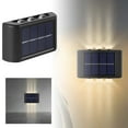 thumbnail image 1 of GUANGHONG Solar Outdoor Wall Lights ABS Material Star Light Fixture, 1 of 5